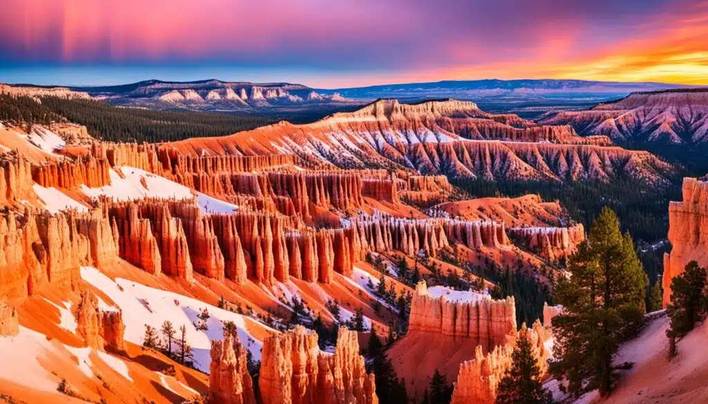 Sunset at Bryce Canyon National Park