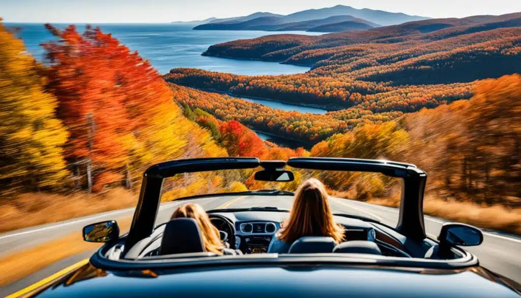 scenic drives in new england