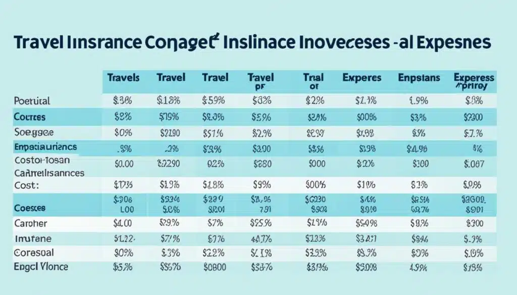 travel insurance cost