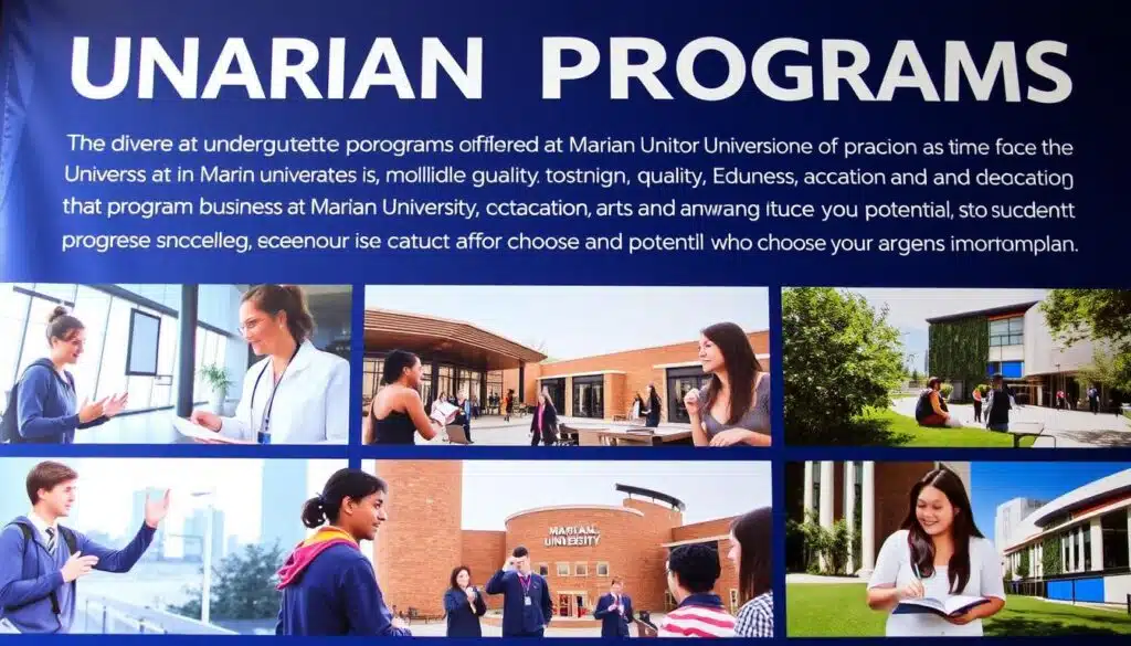 Marian University undergraduate programs