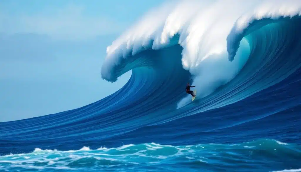 big wave surfers